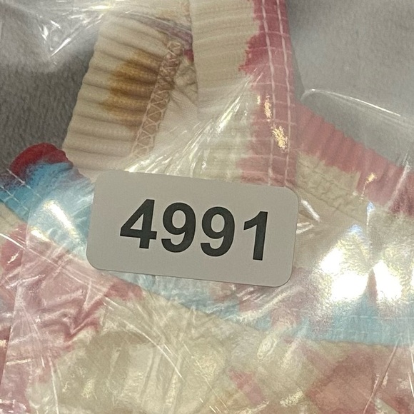 New! Beach Riot Becca Primary Dip Dye Bikini Swim Bottom 24991 - Picture 6 of 6